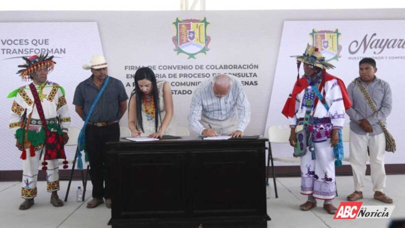 Firma Congreso convenio de colaboración para realizar consulta a pueblos indígenas