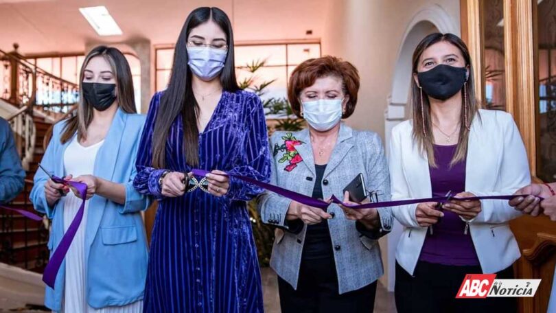 Geraldine Ponce inaugura los Espacios Violeta en Tepic