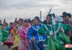 Gran rompimiento de las fiestas patronales en Compostela