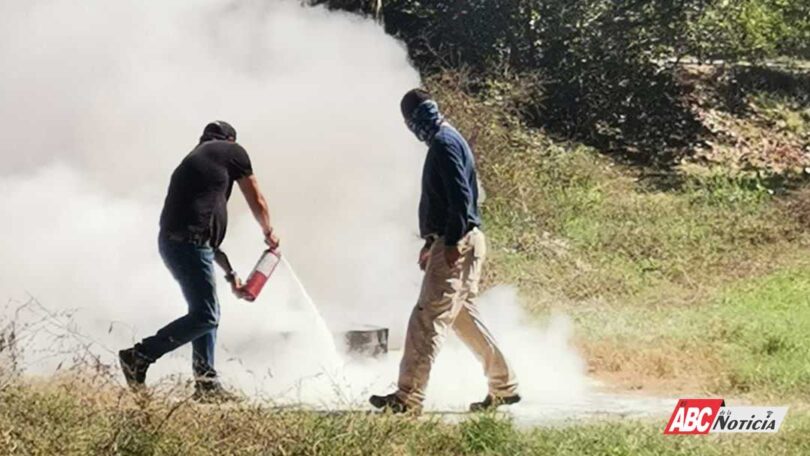 Listos los comerciantes para sofocar un incendio