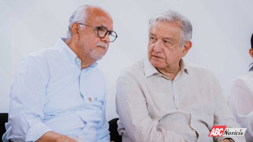 Miguel Ángel Navarro y Andrés Manuel López Obrador, trabajan unidos por la transformación de Nayarit