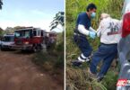 Protección Ciudadana y Bomberos del estado, atienden volcadura de vehículo en la carretera federal 200