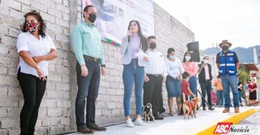 Vecinos de Nuevas Delicias tienen una calle renovada, Geraldine ya la inauguró