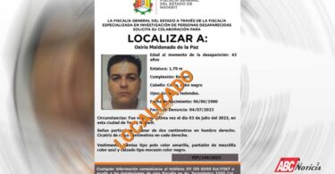 Localizan a persona desaparecida