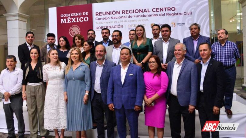 Nayarit es sede de la Reunión Regional Centro 2023 del Consejo Nacional de Funcionarios del Registro Civil