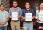 Firman convenio de colaboración el Ayuntamiento de Santiago Ixcuintla y el Iprovinay
