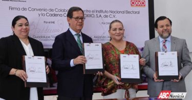 Firma INE convenio con FEMSA y OXXO para impulsar la participación informada en Proceso Electoral 2023-2024