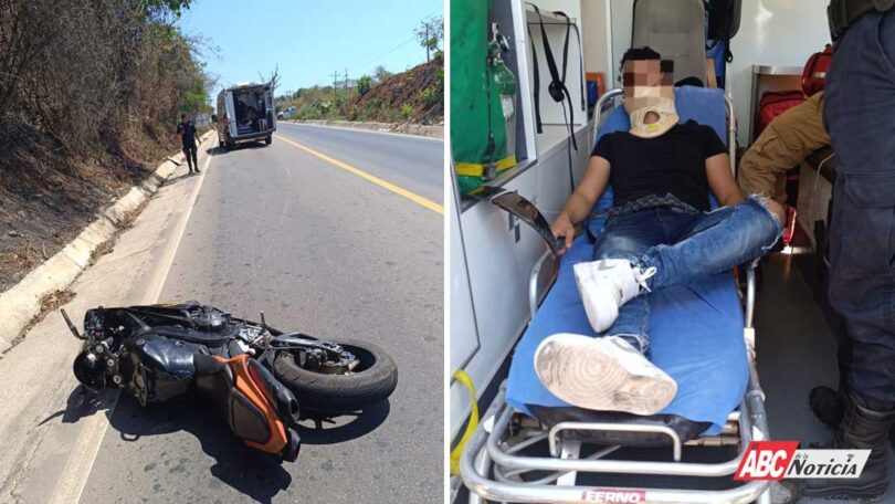 Ángeles Nayaritas brindan atención prehospitalaria en un hecho de tránsito en la carretera Federal 200