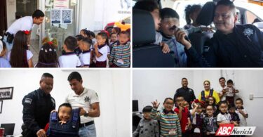 Alumnos del preescolar visitan las instalaciones de la Dirección De Seguridad Pública, Tránsito y Protección Civil de Xalisco