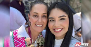 Celebra Geraldine Ponce junto a la nueva presidenta de México