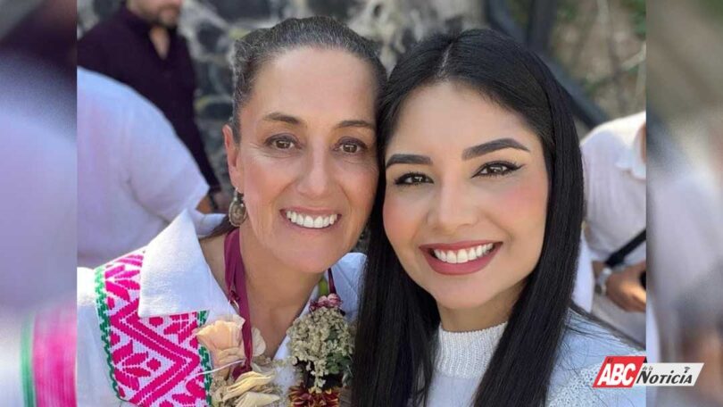 Celebra Geraldine Ponce junto a la nueva presidenta de México