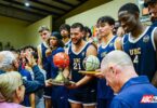 Entrega Miguel Ángel Navarro trofeo a los campeones de la Copa Nayarit de Básquetbol 2024