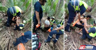 Rescatan Bomberos de Nayarit a incursionista lesionado en Compostela