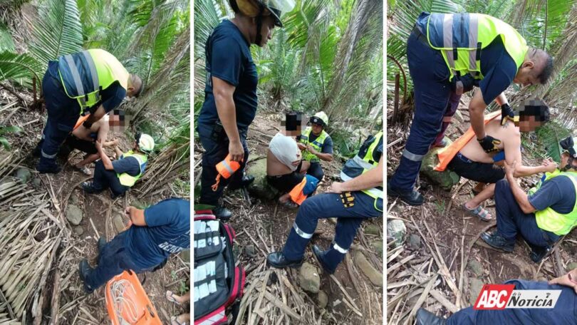 Rescatan Bomberos de Nayarit a incursionista lesionado en Compostela