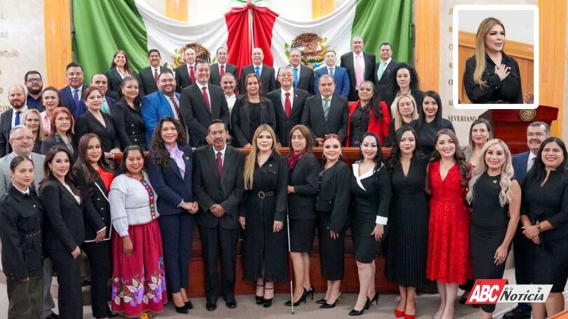 Rocío Esther González García presente en la Sesión Solemne de Instalación de la XXXIV Legislatura