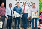 Visita del presidente municipal electo de Bahía de Banderas, Héctor Santana, al centro de reciclaje de la ciudad de McAllen, Texas