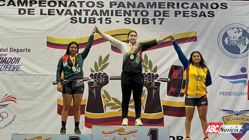 ¡Campeona panamericana! Tres medallas de oro para Valeria Iñiguez