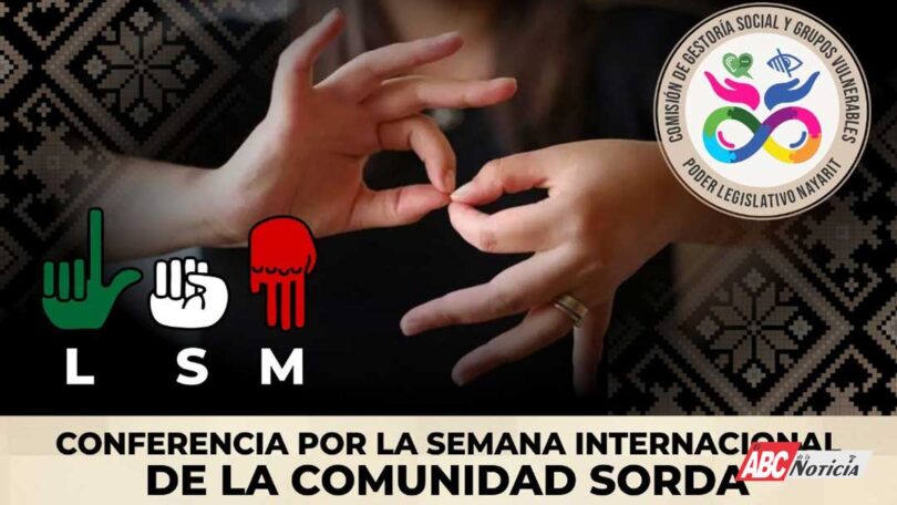 Invita Congreso del Estado a la Conferencia por la Semana Internacional de la Comunidad Sorda