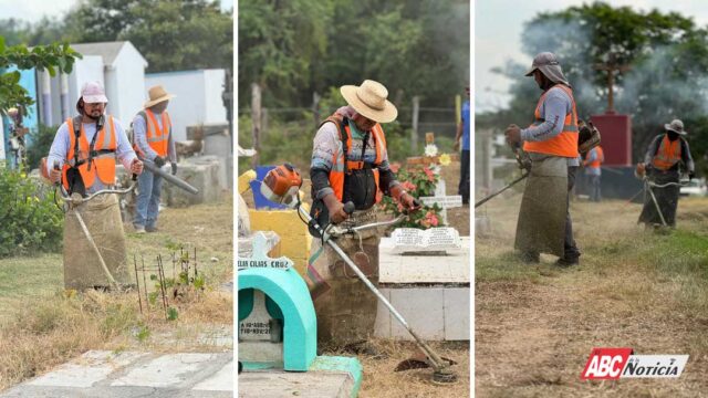 Héctor Santana ordena rehabilitación de panteones en Bahía de Banderas para el Día de Muertos