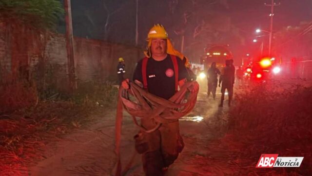 Incendio de pastizal en Bucerías es sofocado tras cinco horas de intensas labores