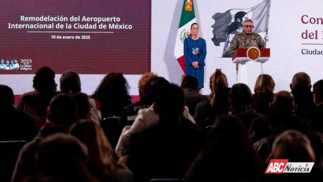 Presidenta de México anuncia remodelación del Aeropuerto Internacional de la Ciudad de México