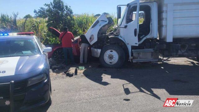 Atiende SSPC hecho de tránsito que dejó tres agentes lesionados en el Libramiento Carretero de Tepic