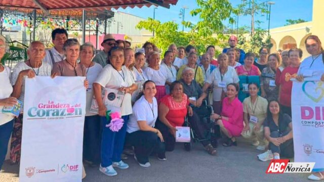 Adultos mayores de Compostela viven emotiva jornada en la Alameda de las Abuelas y los Abuelos del DIF Estatal