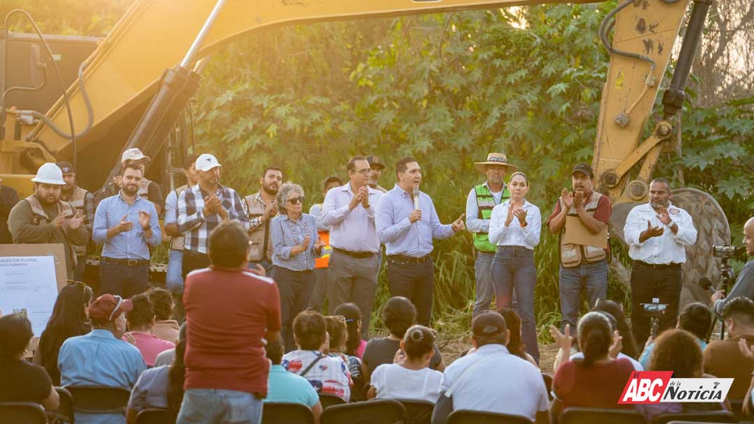 Héctor Santana arranca colector pluvial en Flamingos para mitigar inundaciones en la carretera 200