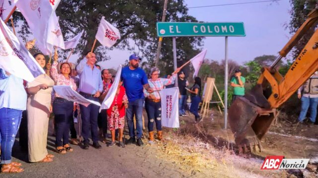 Héctor Santana arranca construcción del Arco de ingreso a El Colomo: identidad y orgullo para la Sierra de Bahía