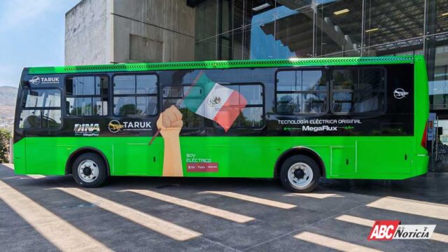 Presentan en Tepic el primer autobús eléctrico mexicano: Taruk