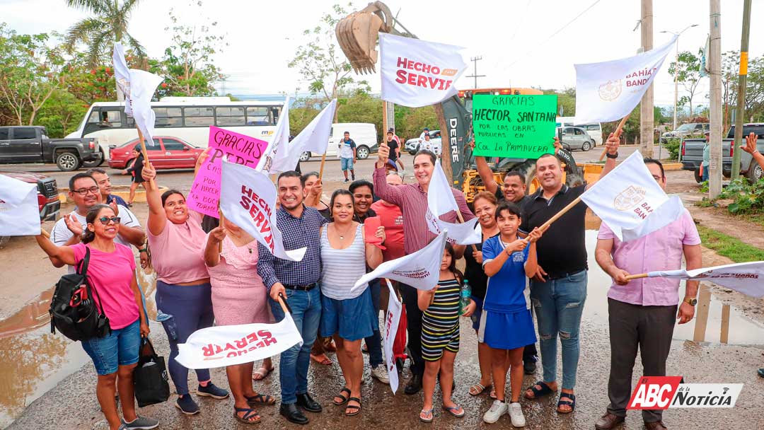 En la colonia La Primavera, Héctor Santana Arranca obra de Boca de tormenta