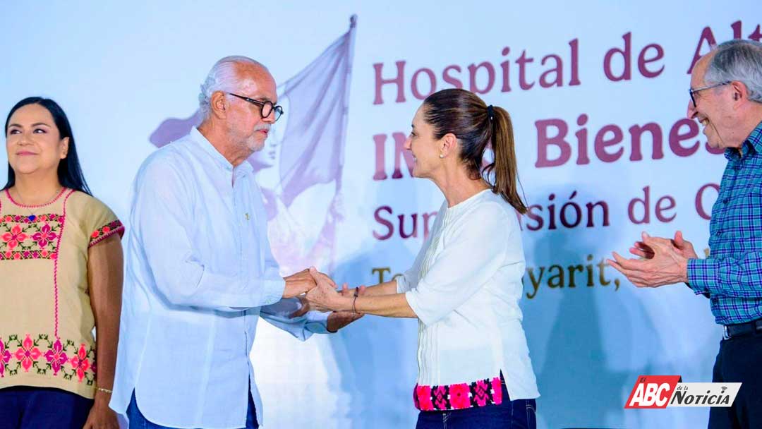 Supervisa Claudia Sheinbaum avances del Hospital de Alta Especialidad IMSS-Bienestar en Tepic