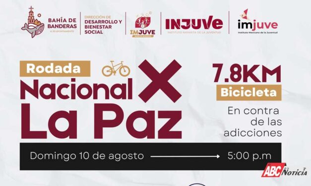 Bahía de Banderas invita a la “Rodada Nacional por la Paz” en contra de las adicciones