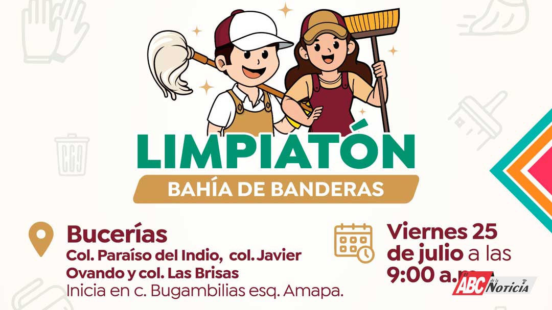 Continúa el “Limpiatón” en Bahía de Banderas, ahora es el turno de Bucerías