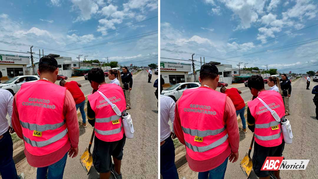 Inician servicio comunitario ciudadanos infractores de Bahía de Banderas