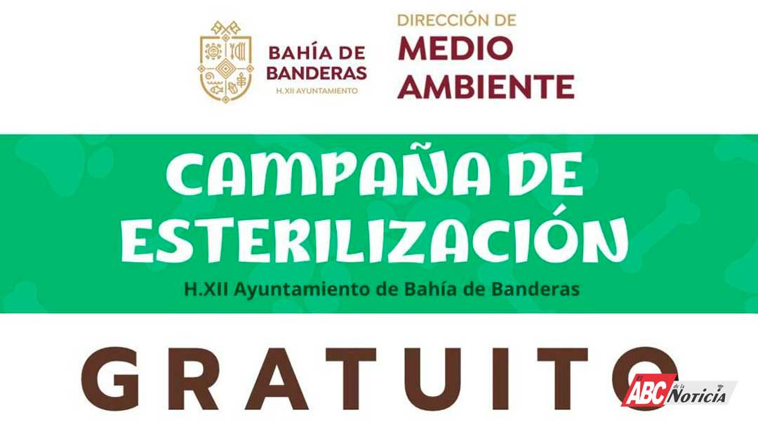 Arrancará Campaña de Esterilización Gratuita en Bahía de Banderas