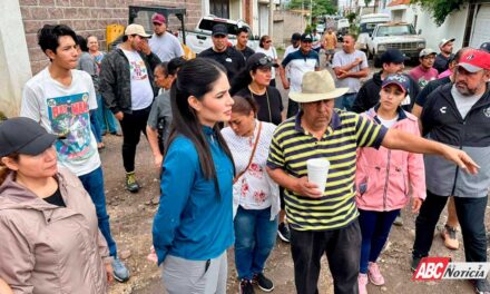 Atiende Geraldine a vecinos del Pedregal y Ampliación Pedregal de San Juan