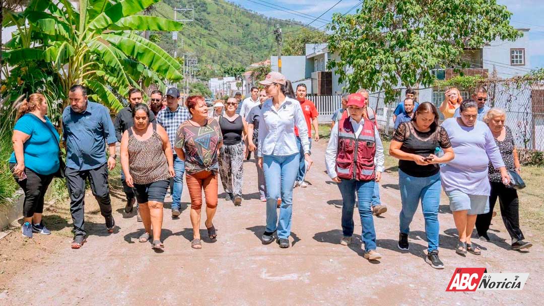 Geraldine Ponce cumple compromiso con vecinas y vecinos de El Pedregal