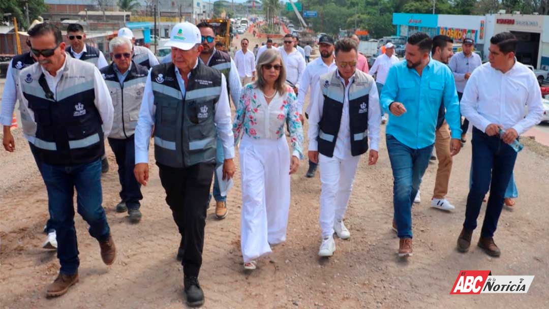 Lemus y Munguía supervisan avances en obras estratégicas para Puerto Vallarta
