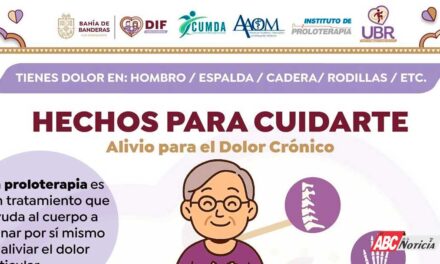 Bahía de Banderas ofrece campaña gratuita de proloterapia para personas con dolor crónico