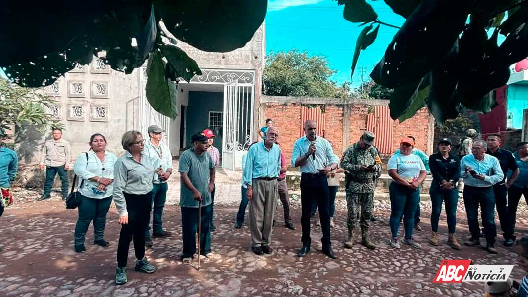 Gobernador Miguel Ángel Navarro Quintero anuncia acciones de apoyo en Acaponeta tras afectaciones por lluvias