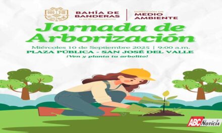 Jornada de Arborización en Bahía de Banderas será en San José del Valle