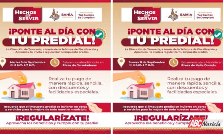 Jornada de regularización del predial llegará a Jarretaderas y Valle Dorado