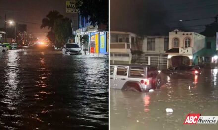 Tormenta provoca caos vial e inundaciones en Tepic