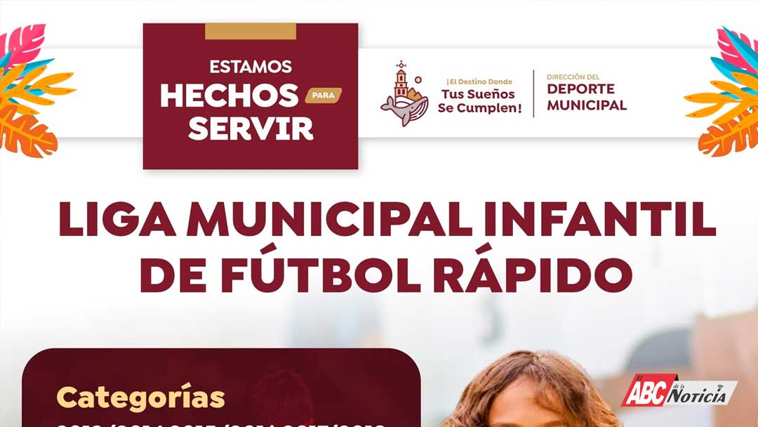 Bahía de Banderas abre Inscripciones para la Liga Infantil de Fútbol Rápido