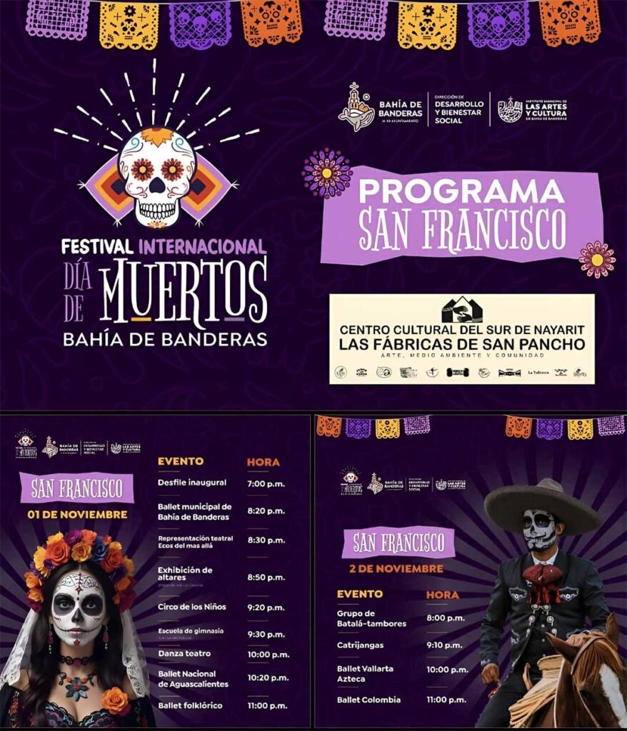 Arte, tradición y color: Bahía de Banderas celebrará el Día de Muertos en Sayulita, San Pancho y Bucerías
