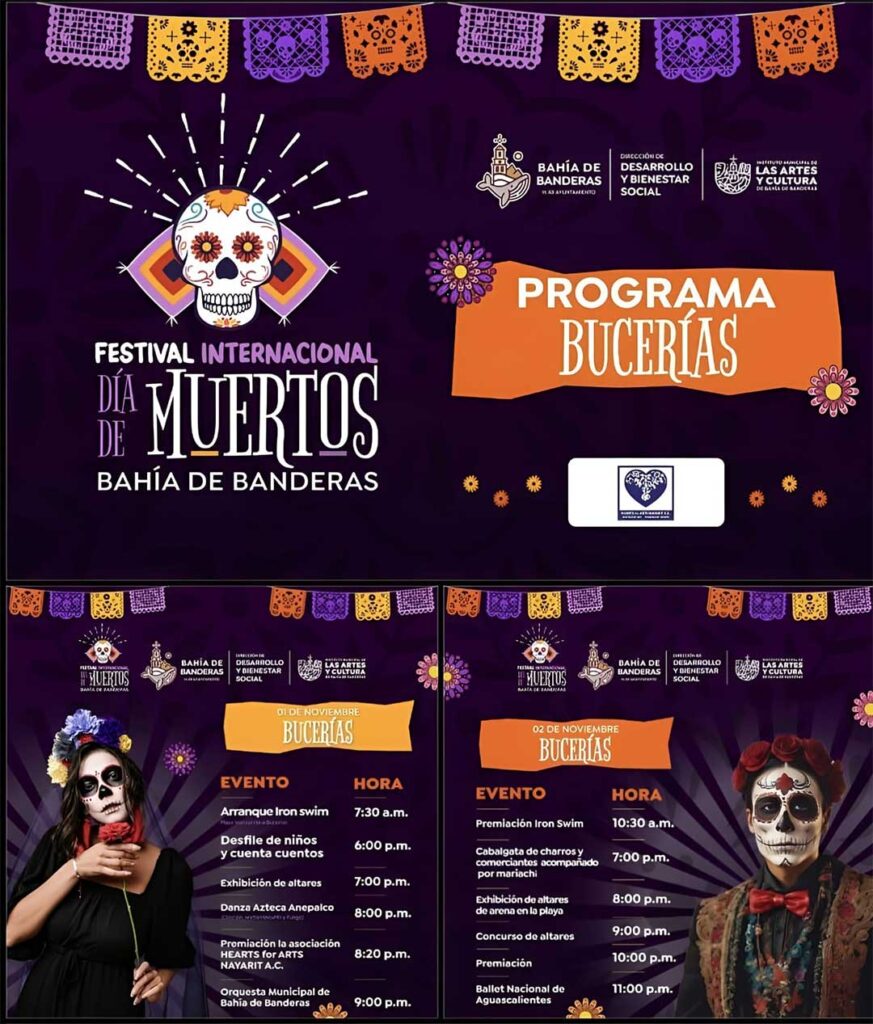 Arte, tradición y color: Bahía de Banderas celebrará el Día de Muertos en Sayulita, San Pancho y Bucerías