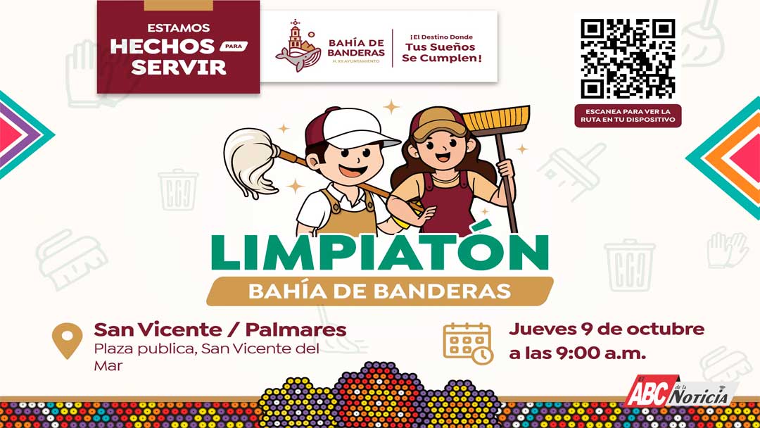 El Limpiatón llegará a la colonia Palmares y San Vicente del Mar