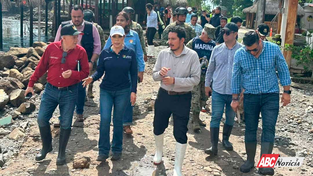 Gobierno de Nayarit evalúa daños y coordina acciones tras el paso del huracán “Priscilla”