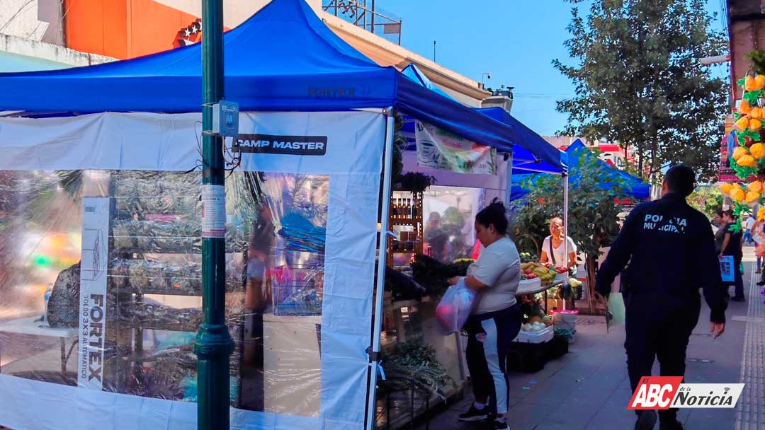 Comerciantes del mercado Juan Escutia se instalan de manera provisional